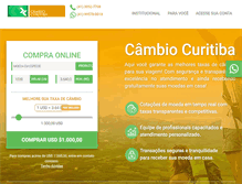 Tablet Screenshot of cambiocuritiba.com